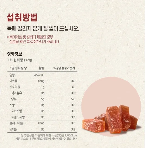 상품코드 : KJH004 김정환 홍삼 젤리 500g