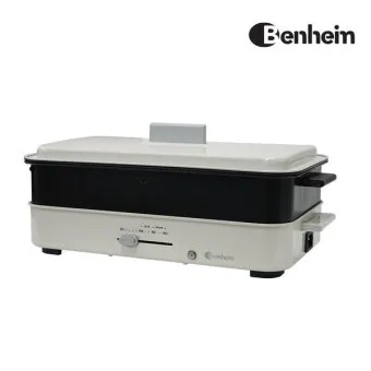 [벤하임] 2in1 멀티 전기그릴 휴대용 캠핑그릴 불판 화로 (BER-04-001)