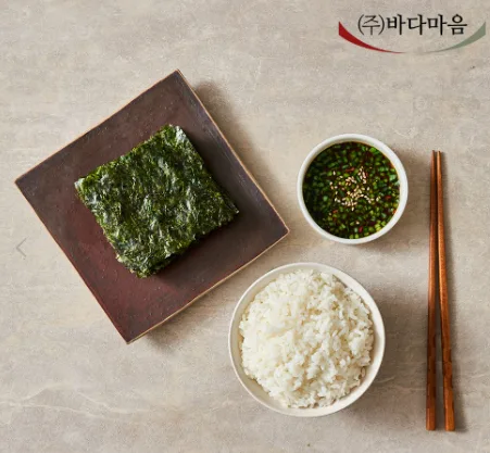 먹기좋게 자른 두번구운 즉석 파래돌김 180매 사진 2