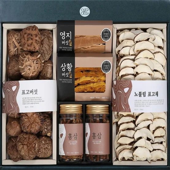 [숲속愛] 홍삼 담은 표고혼합세트 (롯데백화점상품)