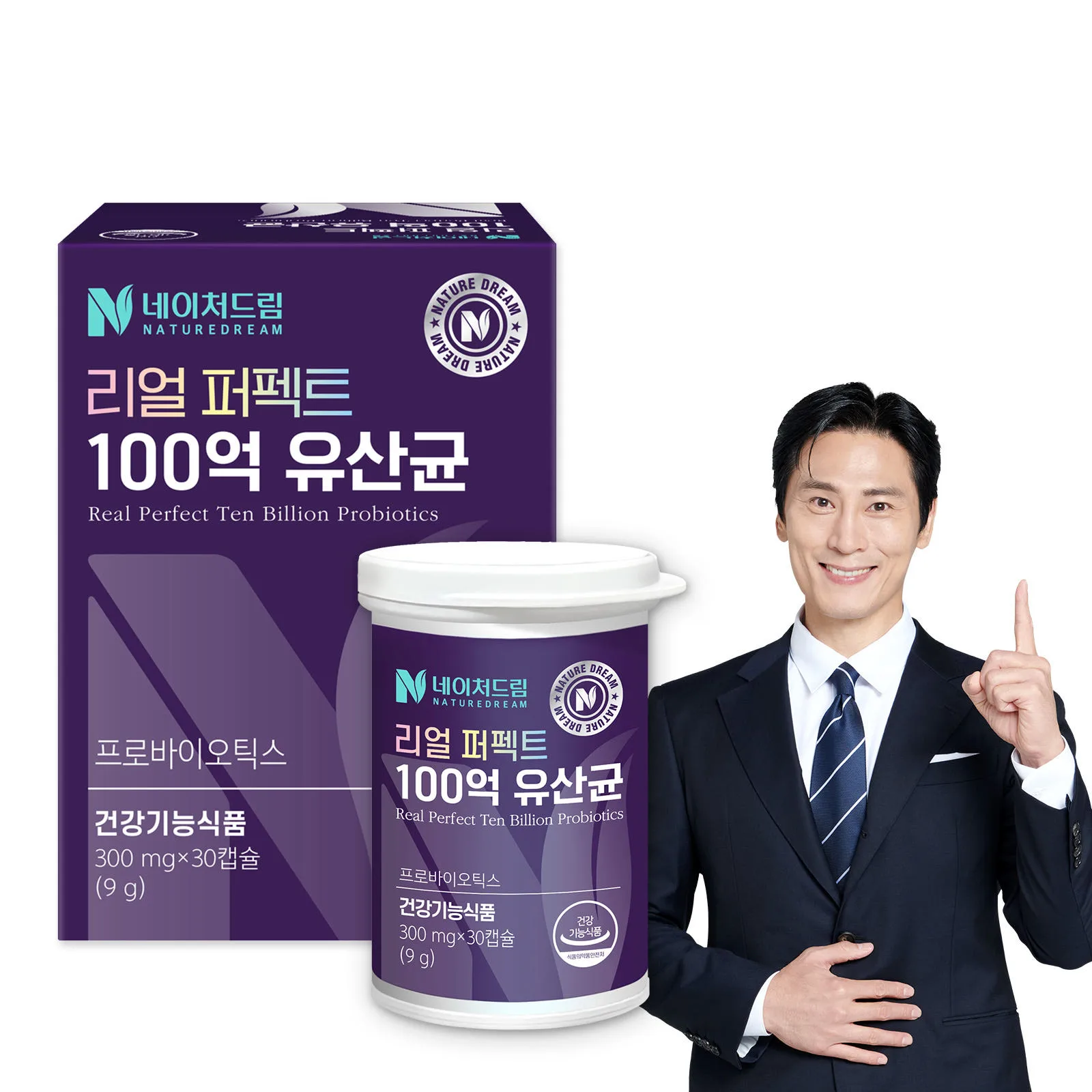 [네이처드림] 리얼 퍼펙트 100억 유산균 300mgx30캡슐