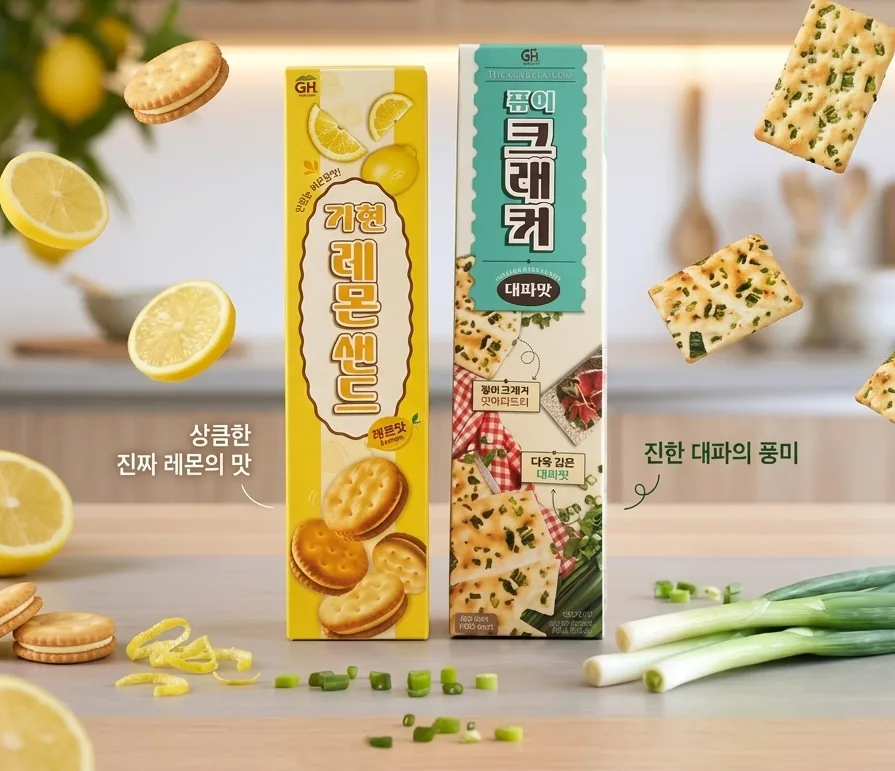 퓨어대파크래커&기현레몬샌드