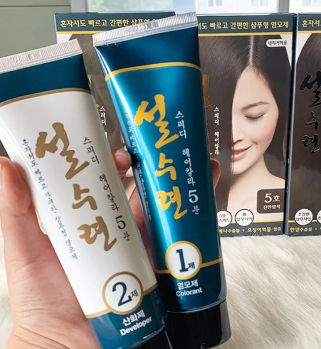 [설수련] 스피드 헤어칼라 염색약 120g