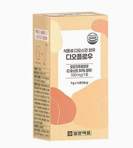[일양약품] 식물성 디오스민 디오플로우 7g x 14포