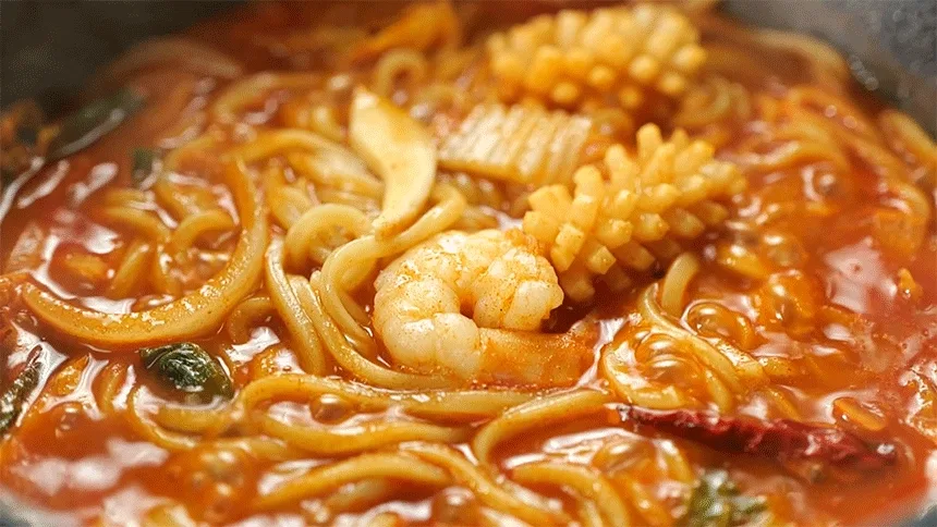 대가방 밀키트 해물짬뽕 1인분 (528g) 사진 2