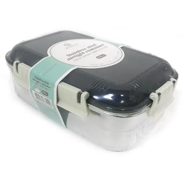 [디오바코] 스테인레스 밀폐용기-직사각형(850ml)