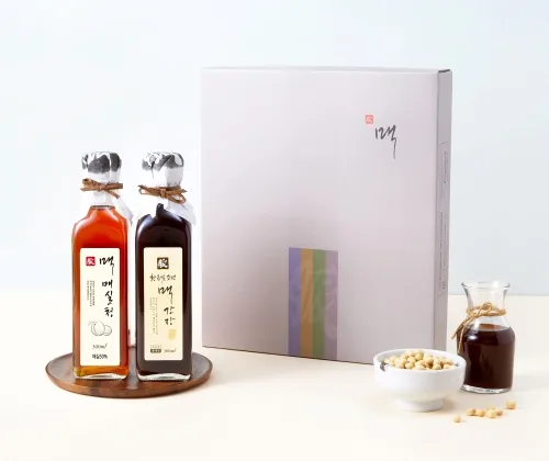 [맥꾸룸] 맥명인기획2종세트 (황금빛간장,매실청) + 쇼핑백