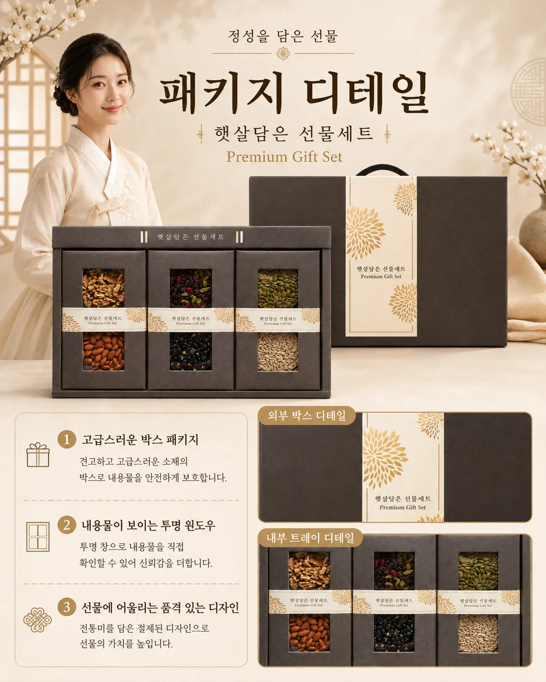 상품코드 : HAS080 햇살담은 실속견과 6종 선물세트