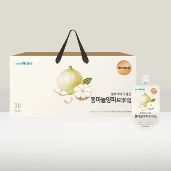 [천호엔케어] 통마늘양파 프리미엄 80mL x 30개입