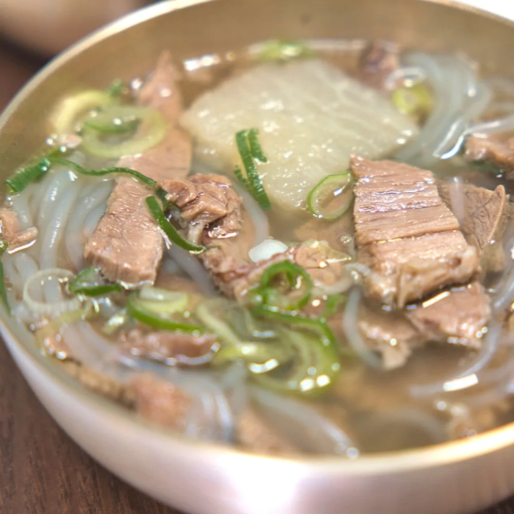 뼈 없는 한우 버섯 갈비탕 2인분