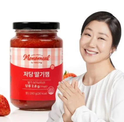 [비타민마을] 모노밀 저당잼 알룰로스 딸기잼 280g