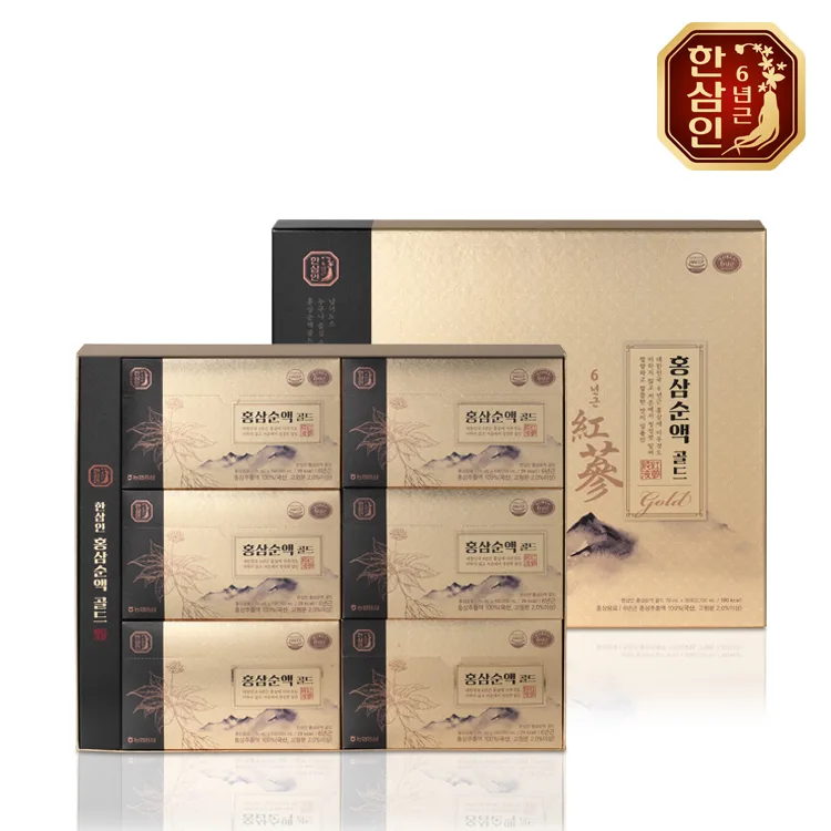 [농협홍삼 한삼인] 홍삼순액골드 70mL x 30포