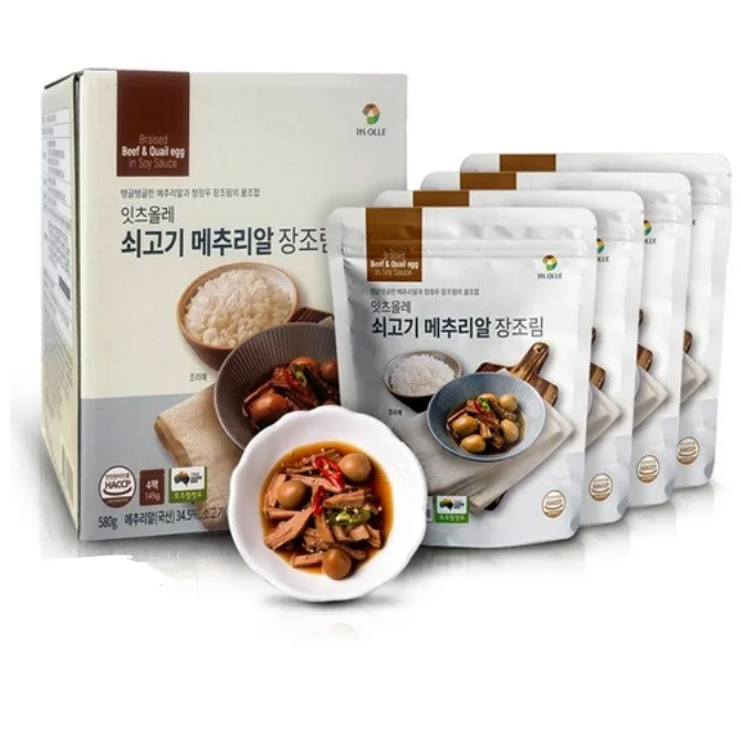 [잇츠올레] 쇠고기 메추리알 장조림 (145gx4팩)