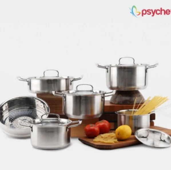 [프시케] 바인 스텐냄비 6종 (11pcs) (SK-05)