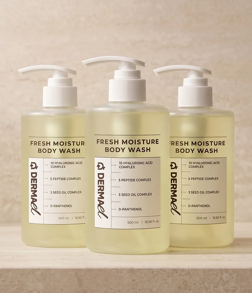 상품코드 : BNF001 더마엘 프레쉬 모이스처 바디 워시 500ml