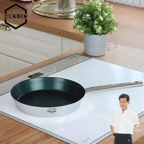 [클래딘] 이연복셰프 웨이블 스테인레스 후라이팬 24cm