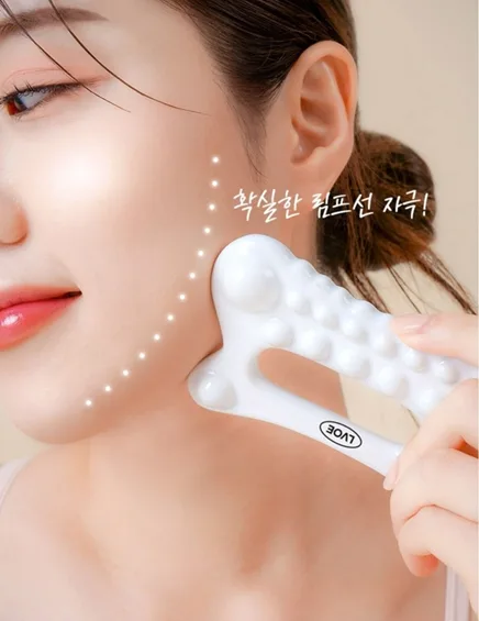 혈자리&림프절순환 마사지 세라믹괄사