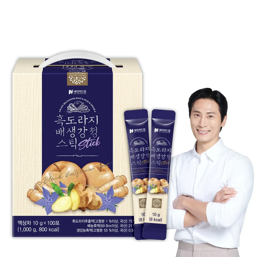 [네이처드림] 흑도라지 배 생강 청 스틱 (10g x 100포)
