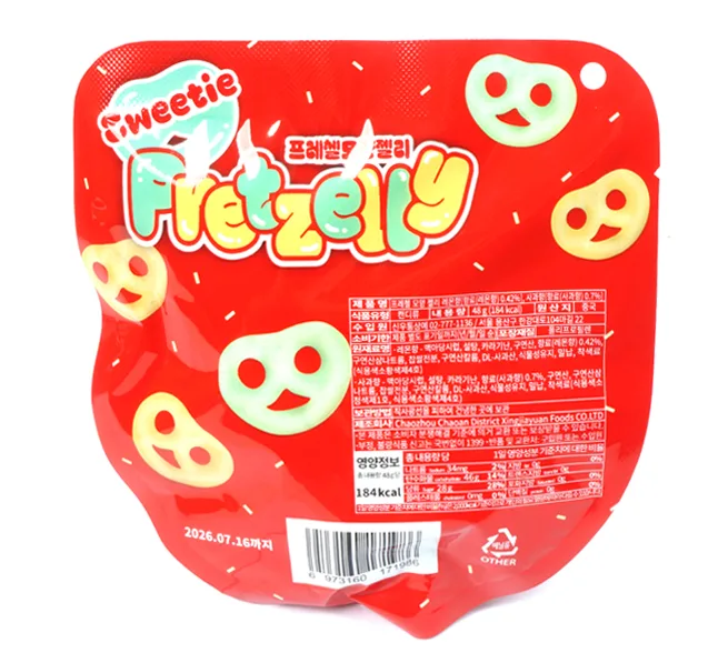 프레첼 모양젤리 48g