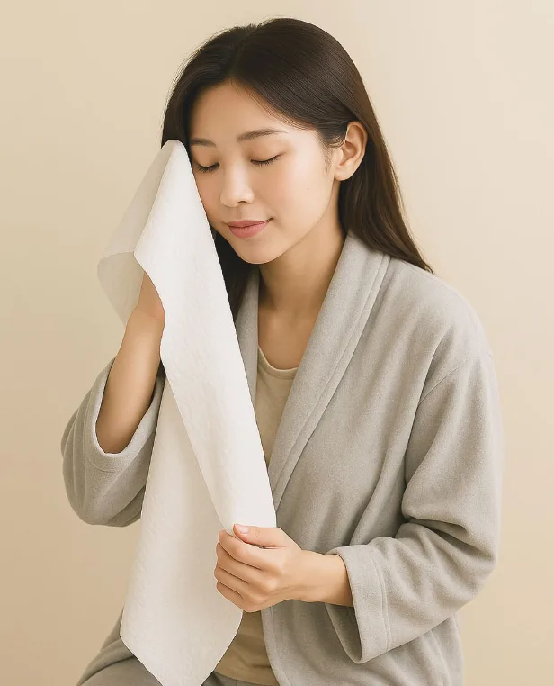 여행꿀템 휴대용 비압축 일반타월 10개입
