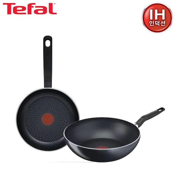 [테팔] 퍼펙트 쿠킹 다크 인덕션 프라이팬 24cm+멀티팬 28cm