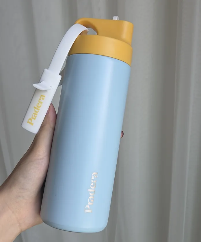 상품코드 : FR007 AirSip 보온보냉 스트로우 한손 텀블러 550ml
