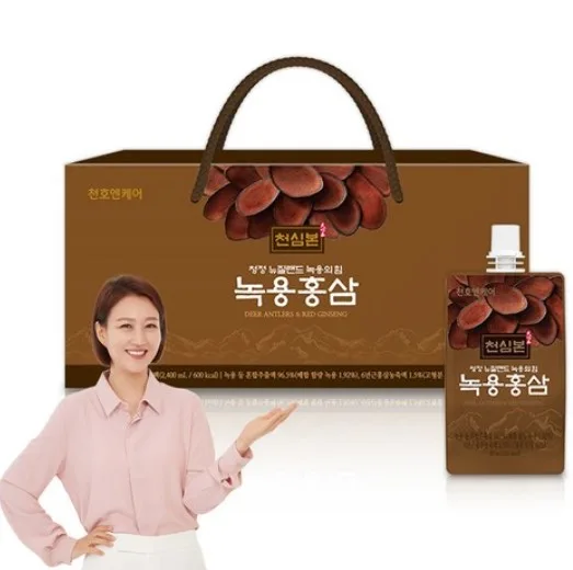 [천호엔케어] 천심본 녹용의힘 녹용홍삼 80ml*30팩