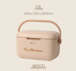 상품코드 : J654 [에브리빙] 아이스 마스터 13L 대용량 아이스박스 Lime-0013L(베이지)