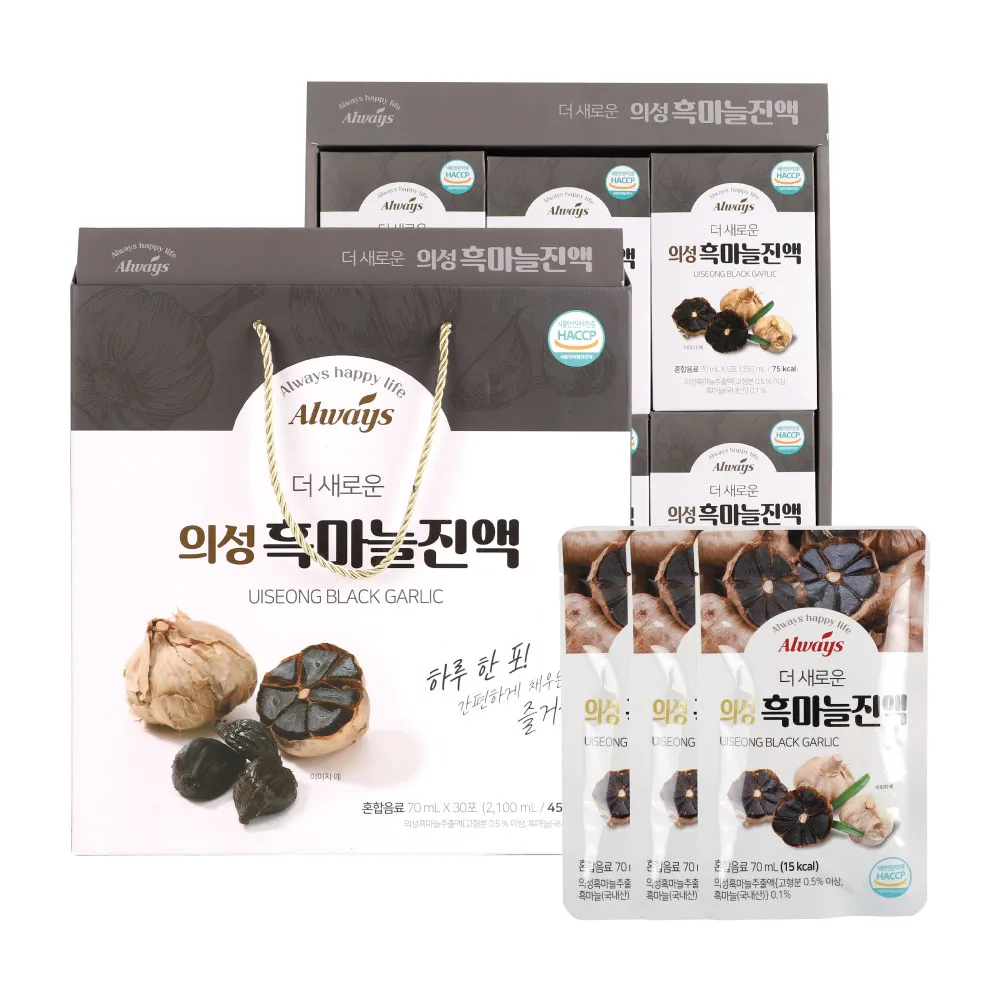 [웰크리] 더 새로운 흑마늘 진액 70ml 30포