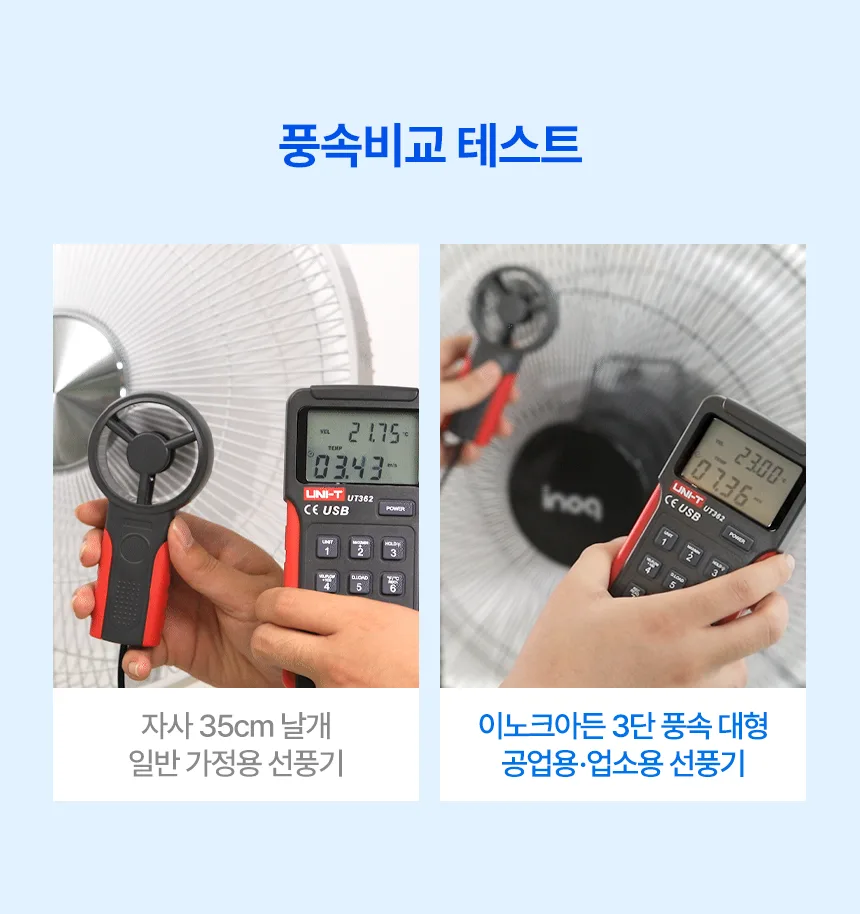 이노크아든 공업용 좌우회전 앉은뱅이 3단 선풍기 IA-BF1600L (16인치) G20820