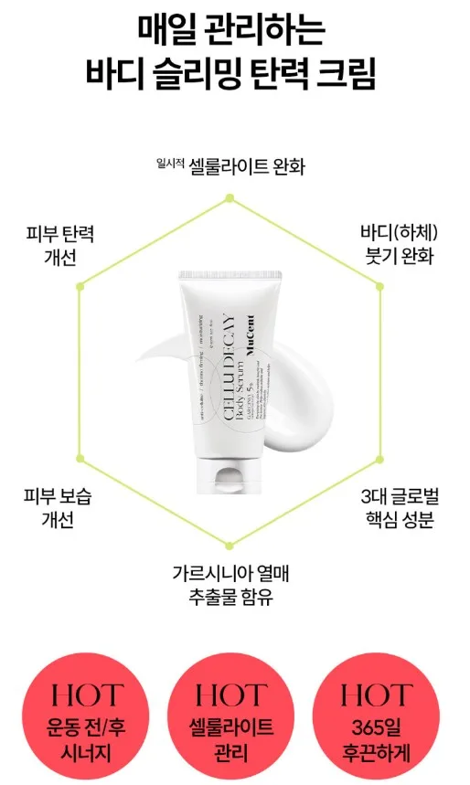 상품코드 : VP001 뮤센트 셀루 디케이 바디 세럼 150mL