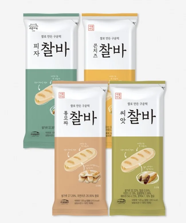 서울마님 찰바 4종 120g