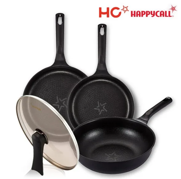 [해피콜] 포르마 IH 주물 프라이팬 4종B(24후,28후,28궁,28유리)
