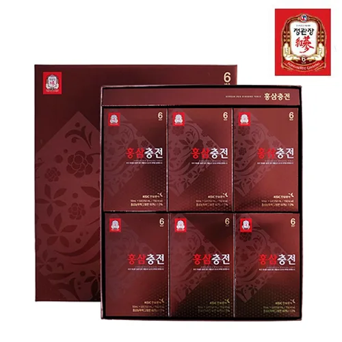 [한국인삼공사] 정관장 홍삼충전 50ml x 30포 +쇼핑백