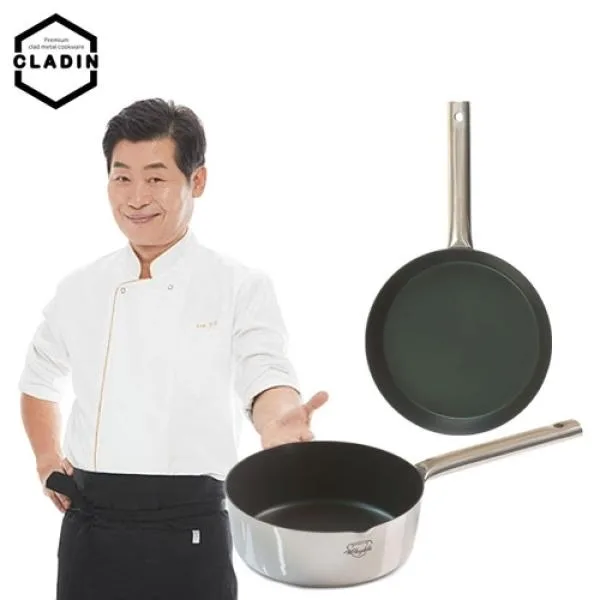 [클래딘] 이연복셰프 웨이블 스테인레스 후라이팬 2종세트
