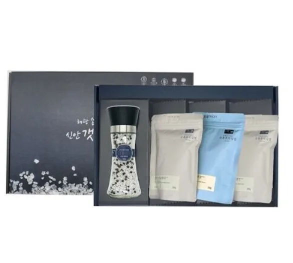 [신안갯벌천일염] 천일염 통후추 혼합4종세트