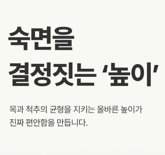 슬립온 인체공학 기능성 경추베개 1개입 (커버 증정)