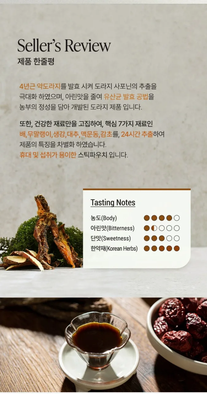 상품코드 : TK008 [청숨] 청숨 유산균 발효 약도라지 농축액 10p