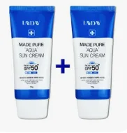 [레이데이] 기미방지 마데퓨어 아쿠아 선크림 50ml 1+1