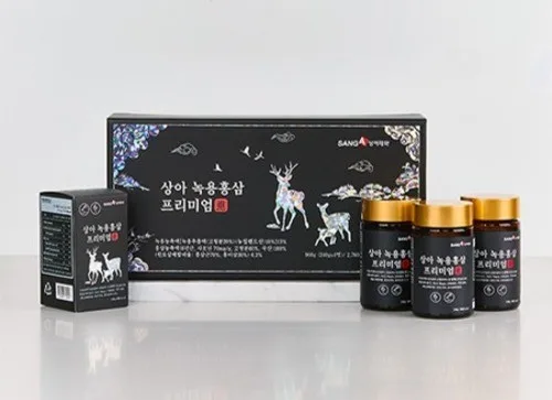 [상아제약] 상아 녹용홍삼 프리미엄진 240g X 4병 (960g)