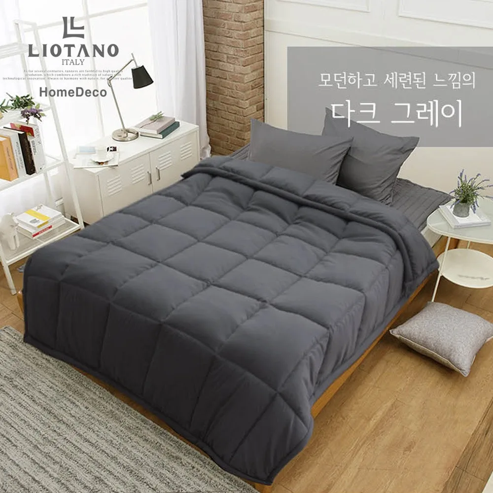 [리오타노] 이태리 세미극세사 차렵이불(Q) + 베개커버 2개세트