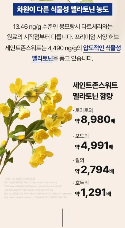식물성 멜라토닌 5mg 함유 이지나이트 트리플 콤플렉스