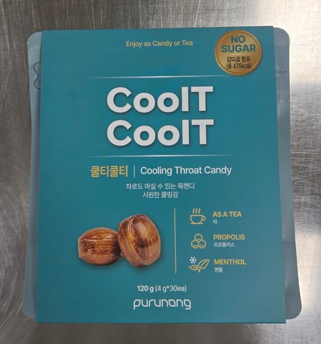무설탕 목캔디 쿨티쿨티 대용량 120g