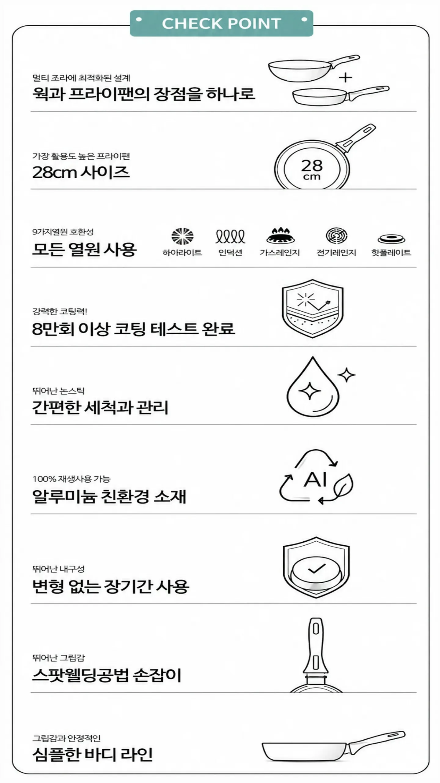 상품코드 : S289 라온까사 홈스토랑 에디션 28cm 프라이팬