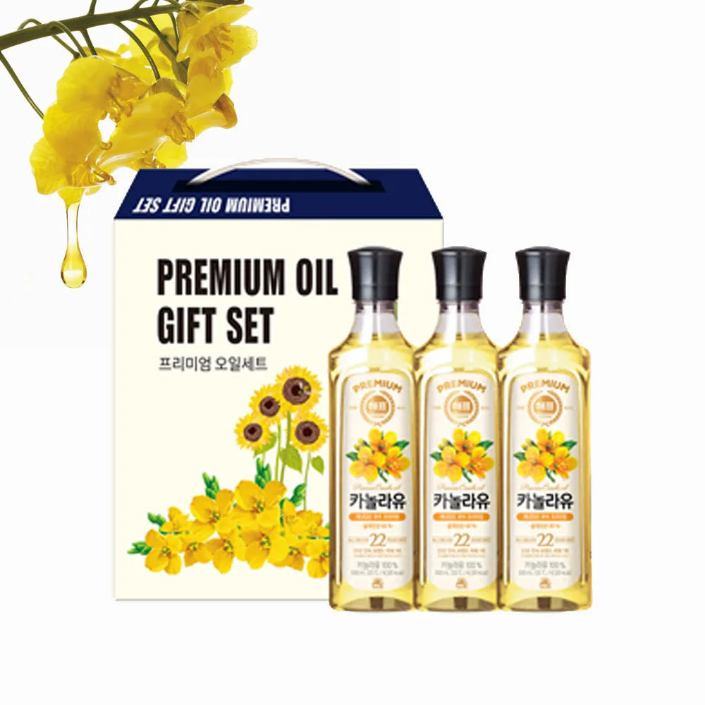 [해표] 카놀라유 500ml x 3p (PET)