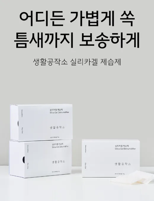실리카겔 틈새공략 재사용 제습제 20gX20ea