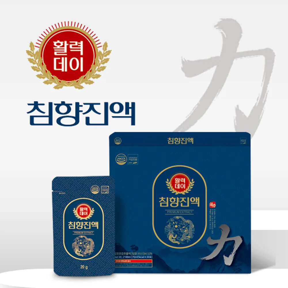 [활력데이] 침향 진액 마시는 침향액 건강즙 (70mlX30포)
