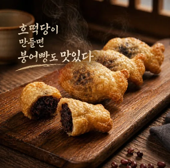 상품코드 : BSC007 [붕어당] 미니 붕어빵 750g (통팥앙금 / 슈크림)