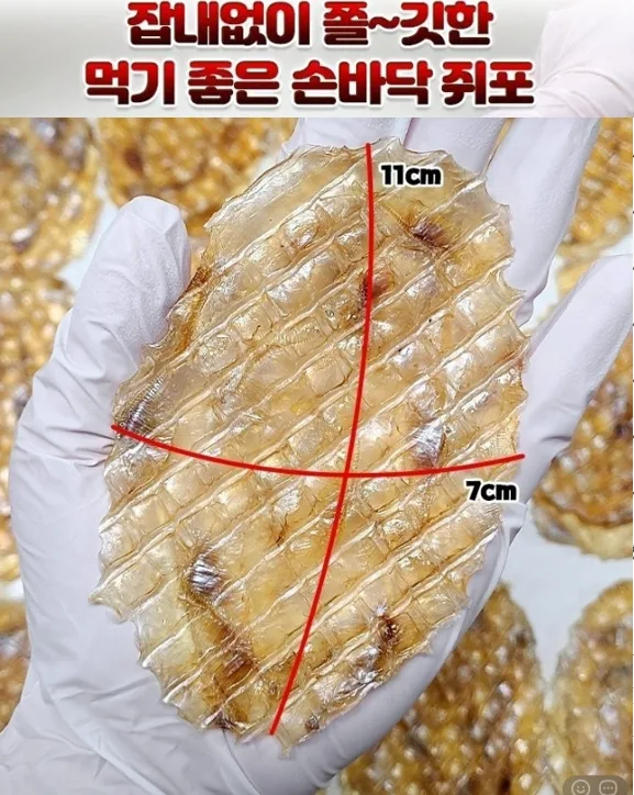 쫄깃야들 프리미엄 손바닥 쥐포 20장