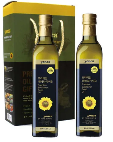 용카 프리미엄 해바라기씨유(글라스) 선물세트